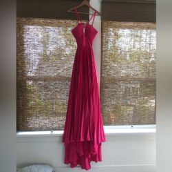 Hit Pink Prom Dress - Size Small / 2 