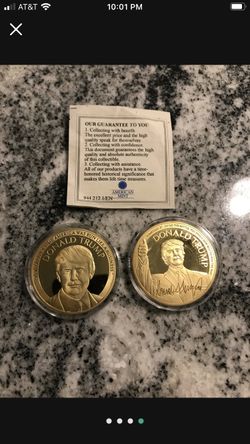 donal trum coins