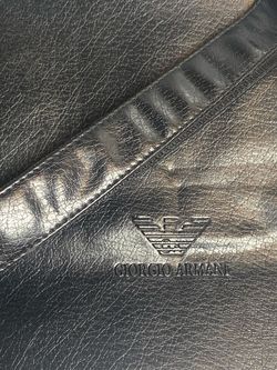 Giorgio Armani Black Leather Bag