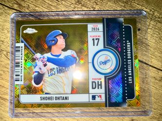 Ohtani topps chrome flagship big ticket /50