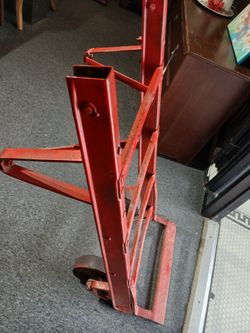 Old Industrial 2 Wheeler Hand Truck