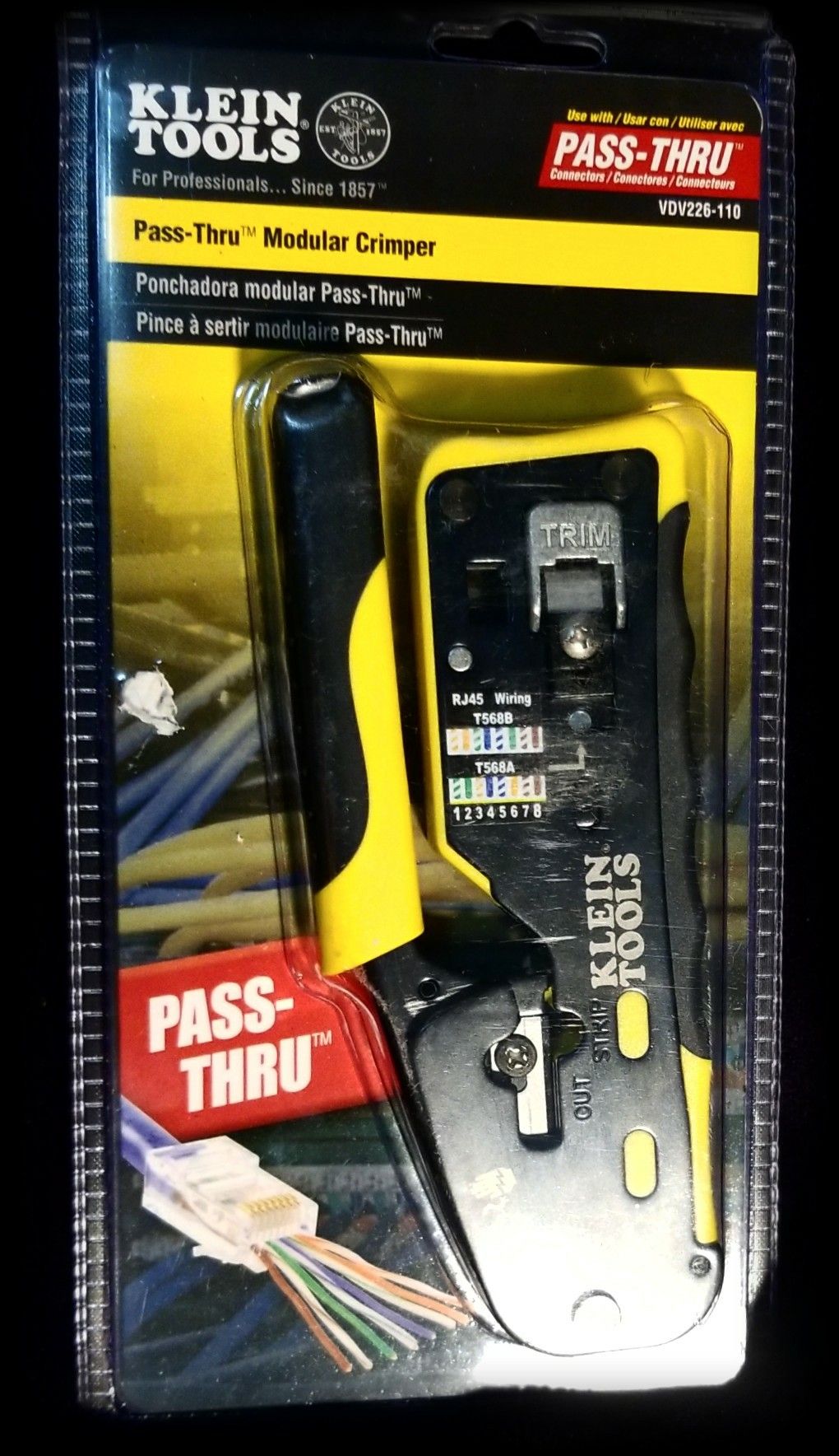 KLEIN TOOLS PASS THRU MODULAR CRIMPER/ Model VDV226-110