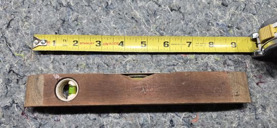 Vintage Stanley Handyman 9 in. Wooden Level No. H1292