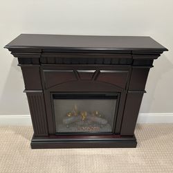Electric Fireplace With Heater And Remote