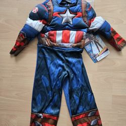 Marvel Captain America Toddler Costume 