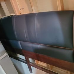Faux King Sz Headboard /footboard/box Spring