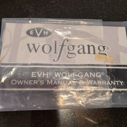 EVH WOLFGANG SPECIAL OWNERS MANUAL 