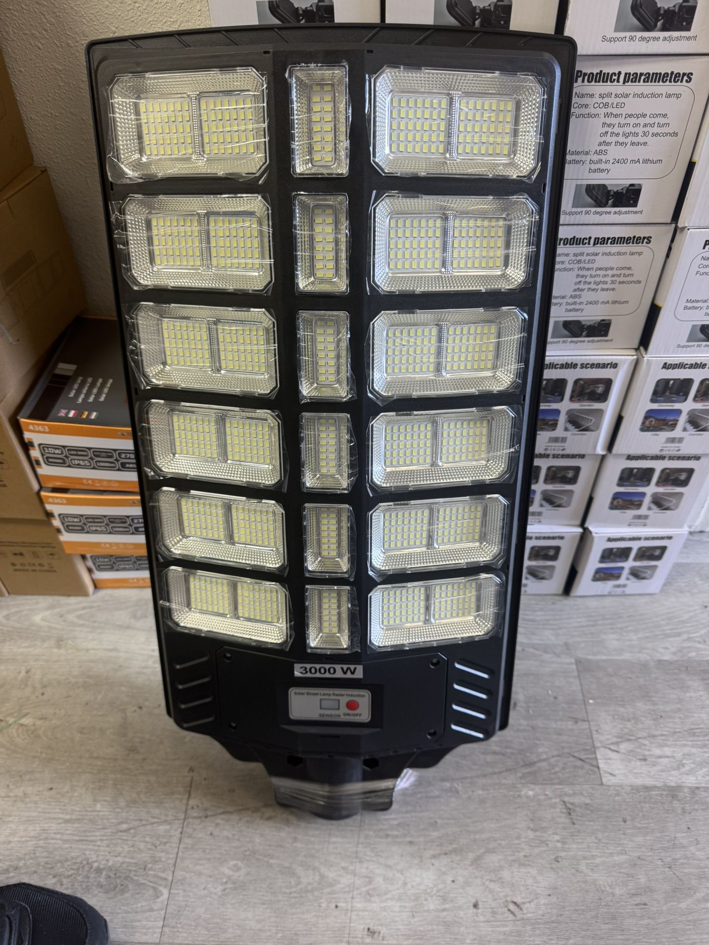 3000wats Solar Pole Light