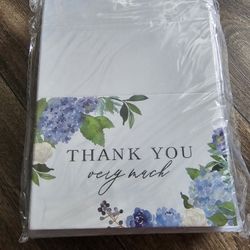 Thank You Cards And Envelopes