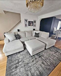 Sectional sofa beige