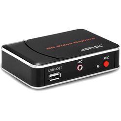 1080P HDMI Video Capture Card HD Game Recorder Compatible with Xbox One/360/ PS4/ Wii U/Nintendo Switch and Support Mic in for Commentary - No PC Requ