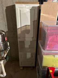 Pair of White Wall Cabinets