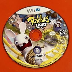 Nintendo Wii U Rabbids Land Game Disc Only Video Games E Everyone 