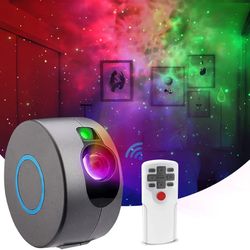 Star Projector,Night Light Projector with Remote,360 Rotating Starry Sky Galaxy Projector, LED Night Star Projector with 15 Mode for Bedroom, Game Roo