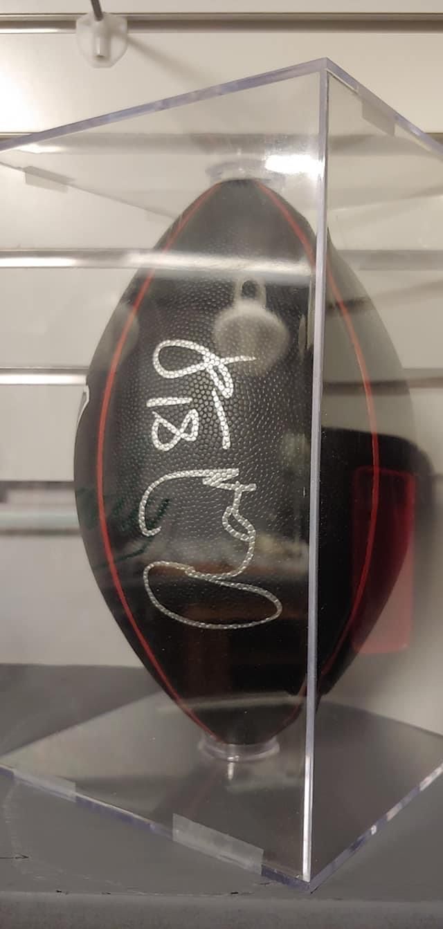 Aaron Hernandez Autographed football π With Proof Of Signature 3000$ Serious Collectors Only Patriots history