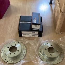 Rear Rotors Brake Pads Nissan
