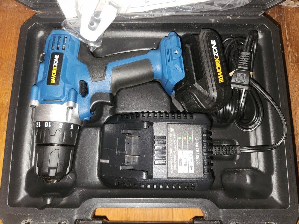 Workzone cordless drill 12V