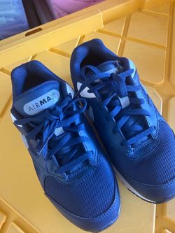 Nike Air Max Blue Low-Top Sneakers