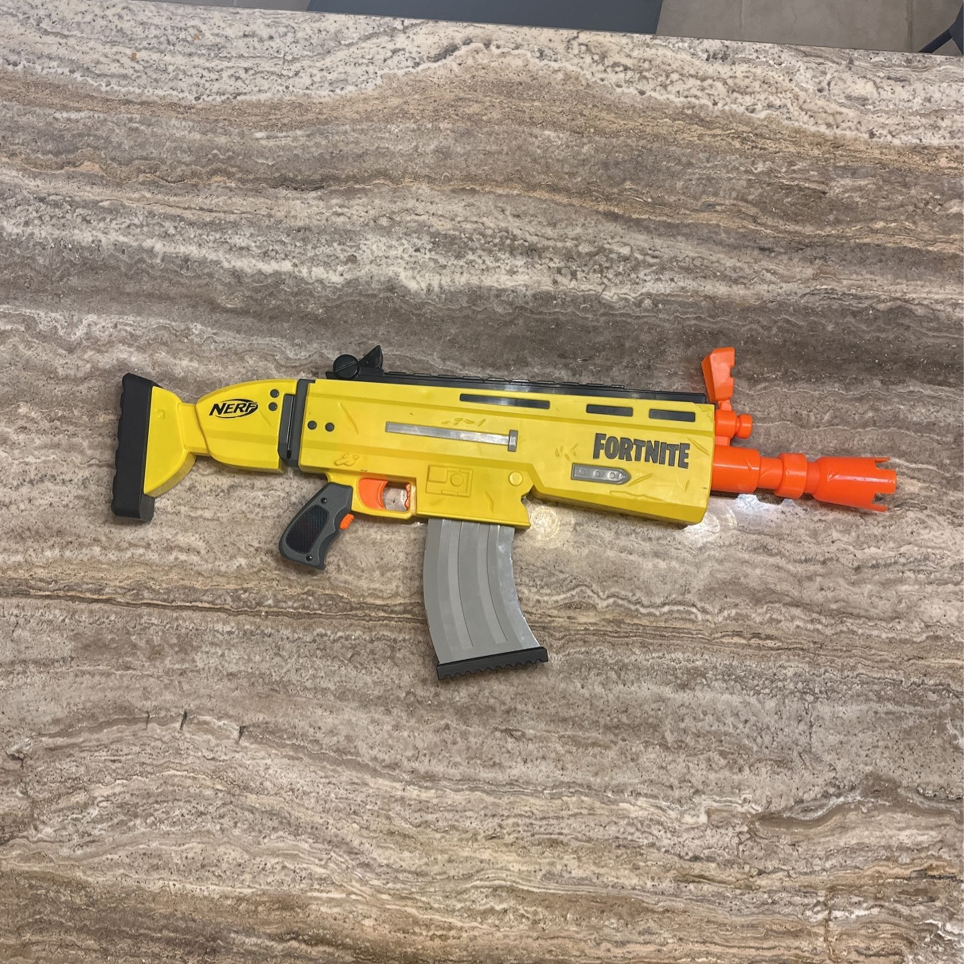 NERF Fortnite AR-L Elite Dart Blaster 2018 GOLD SCAR Gun HASBRO EPIC GAMES Toys