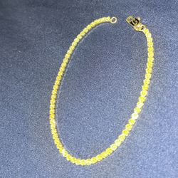 $75 Tennis Bracelet 18k Gold Plated 