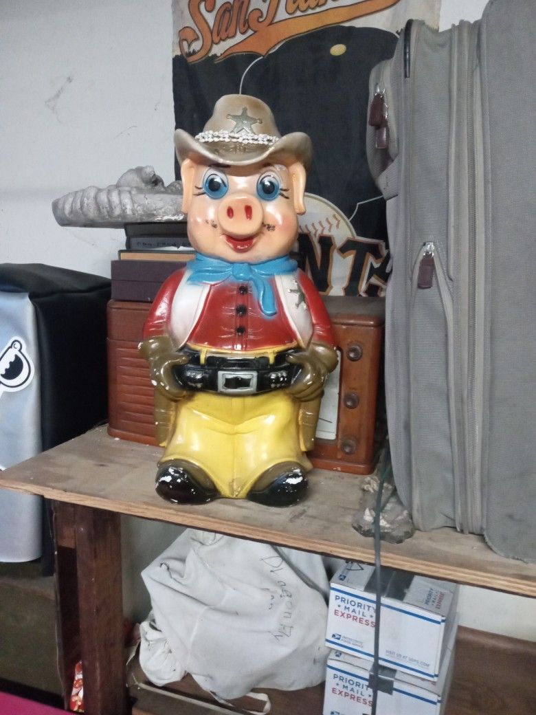 Vintage Porky Pig Piggy Bank