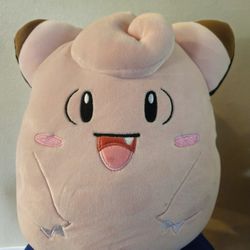 Squishmallows Pokemon 10 inch Clefairy - Child's Ultra Soft Stuffed Plush