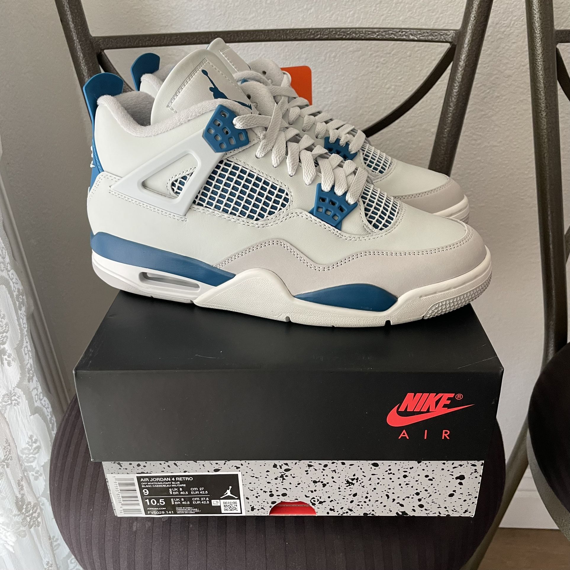 NEW Nike Air Jordan 4 Retro Military Blue (2024)