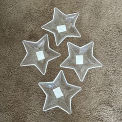 Set Of 4 Small Glass Dishes