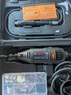 GOXAWEE Rotary Tool Kit with MultiPro Keyless Chuck and Flex Shaft