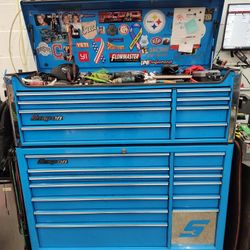 Snapon Tool Box, Heritage Series. Matco Tool Cart.