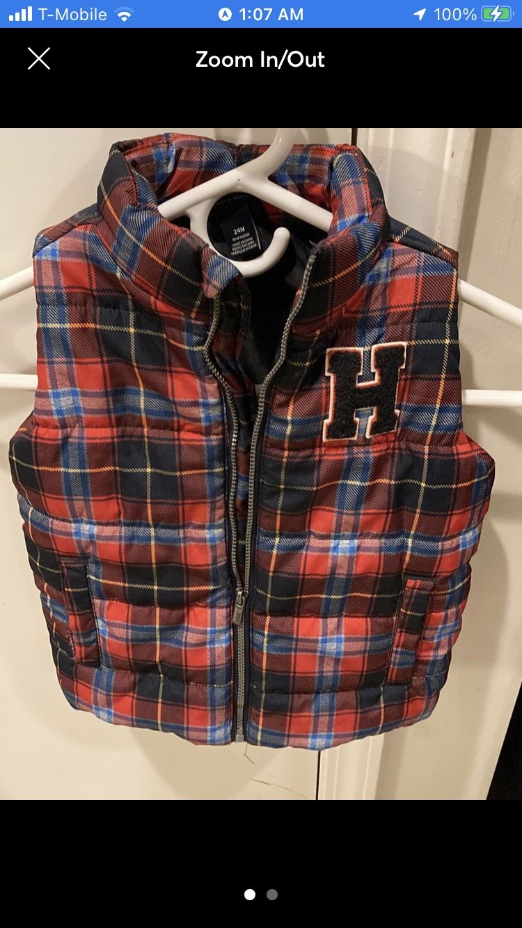 Baby 24 Mo. Tommy Hilfiger Puffer Vest $15