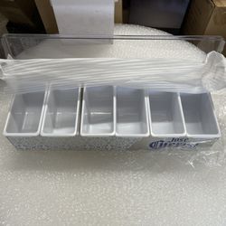 Stainless Steal Bar serving Caddy