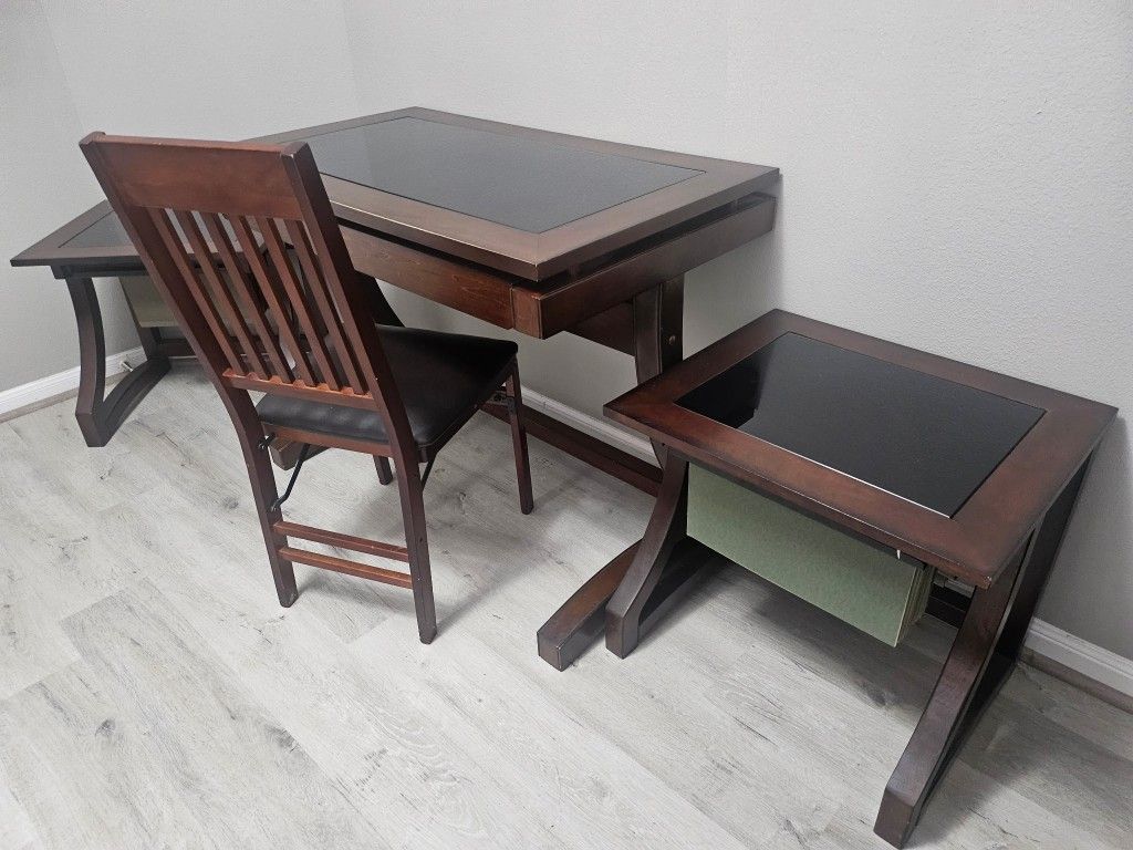 Office Desk With Matching Ends