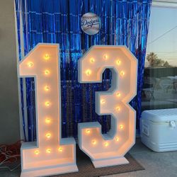 Marquee Letters And Numbers 