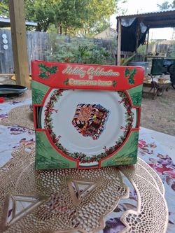 Holiday Celebration  by Christopher Radko  assorted plates