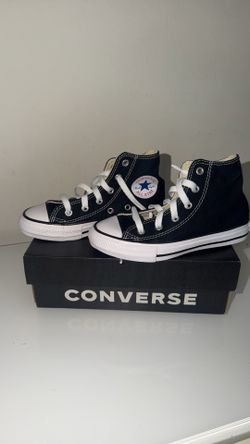 Brand new size 12 kids black high top converse