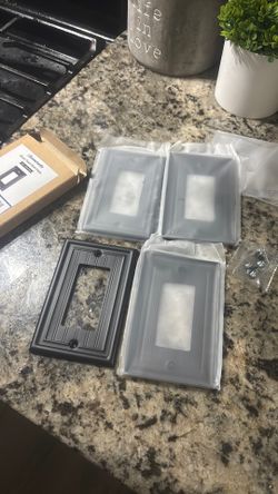 Black wall plates