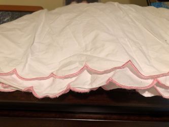 Pottery barn crib skirt
