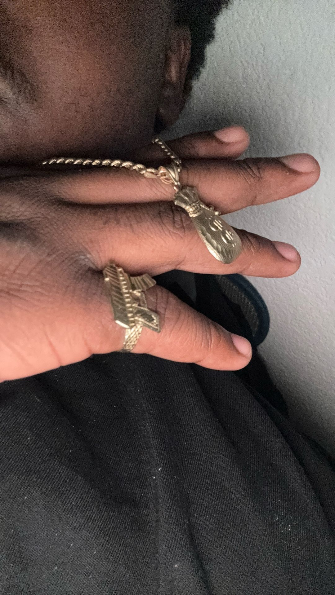 Chain And Pendent And Ring