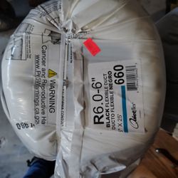6" X 25' Quietflex Silver Flexible Duct R6.0-8" Insulated Low Noise 