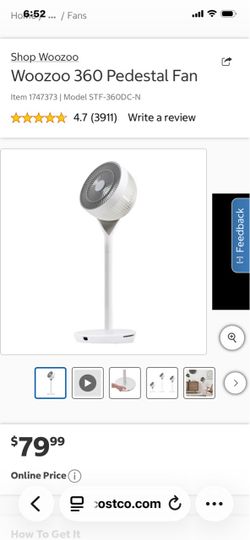 Woozoo 360 Pedestal Fan