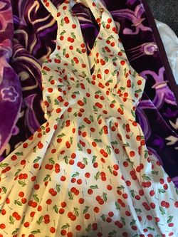 Cherry dress for the summer