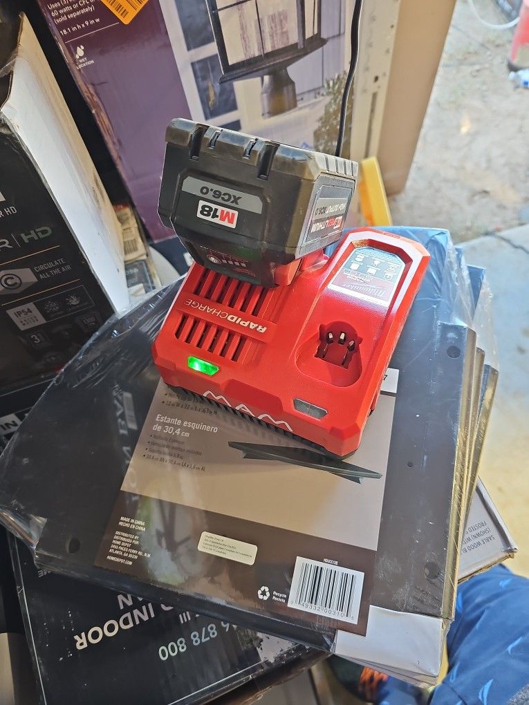 Rapid Charger W/battery 6.0 Milwaukee