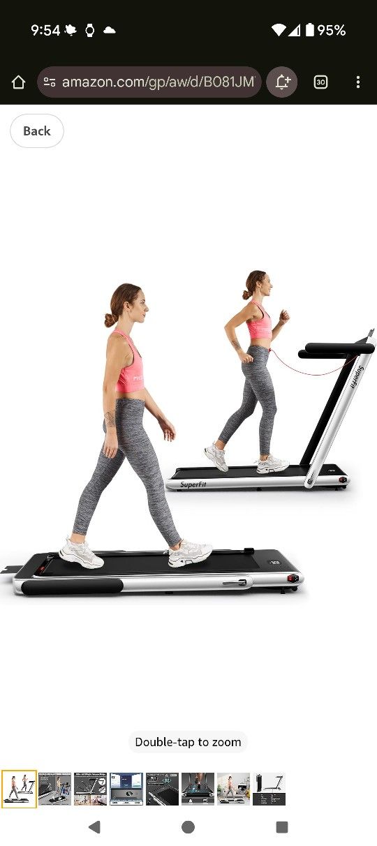 Brand New Folding Treadmill (Great for under desks/bed/couch)