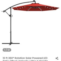 Solar Umbrellas $100 Each New