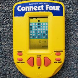 1995 Milton Bradley Connect Four Handheld Electronic Game Vintage