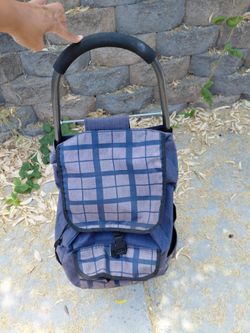 Duffel grocery cart