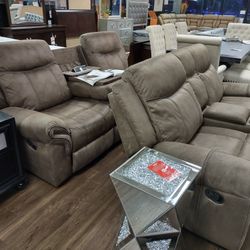 New Recliner Sofa And Glider Recliner Loveseat 