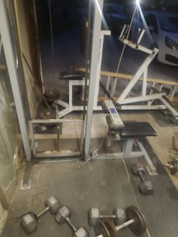 Vertical Pulldown Machine with assessories