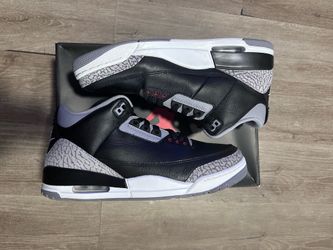 Jordan 3 black cement size 12